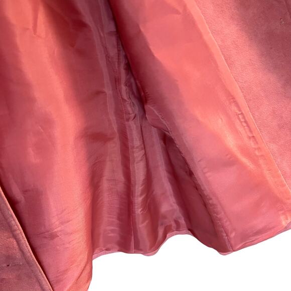 Blassport Vintage Ultra Suede Button Front Blazer Jacket Pink Sz 12 Long Sleeve - Picture 8 of 11